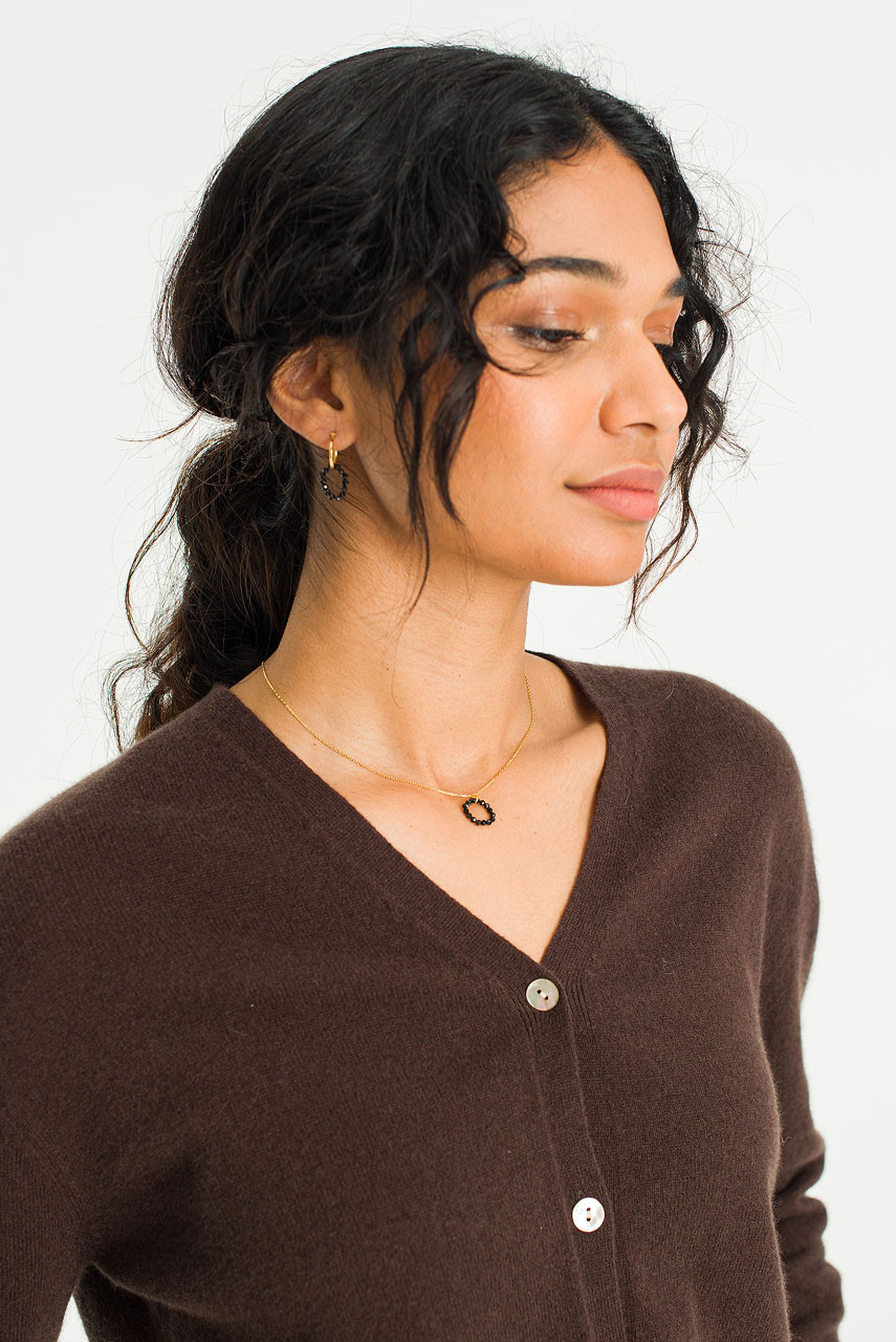 Circle Bijou Point Necklace, Gold