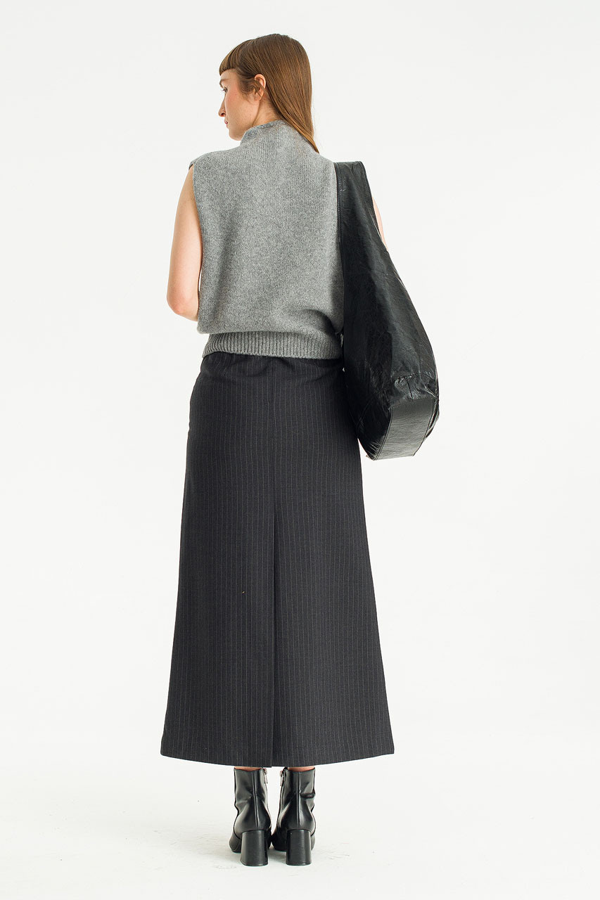Mio Turtle Neck Vest, Grey