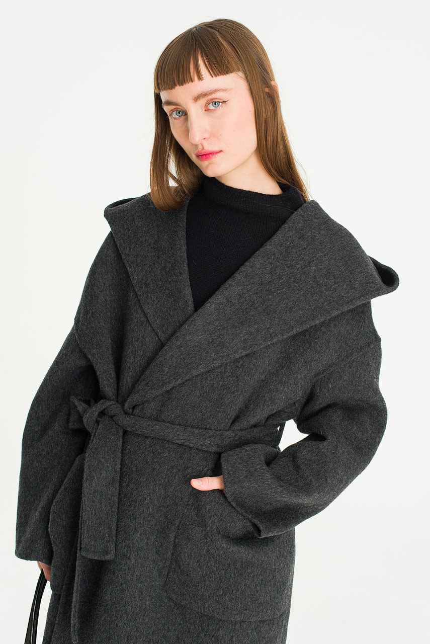 Chiyo Soft Seamless Robe, Charcoal