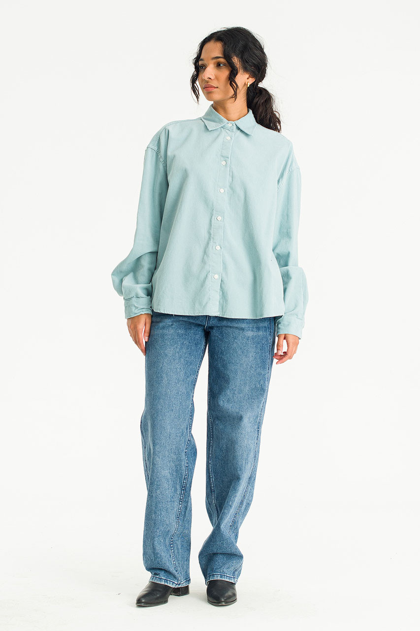 Collett Cord Shirt, Blue