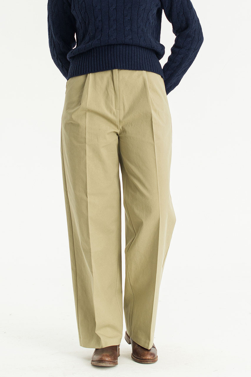 Base Cotton Pants, Khaki
