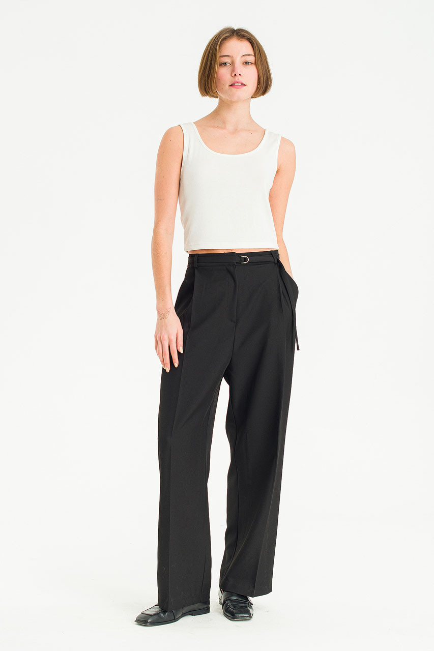 Mei Pintuck Trousers, Black