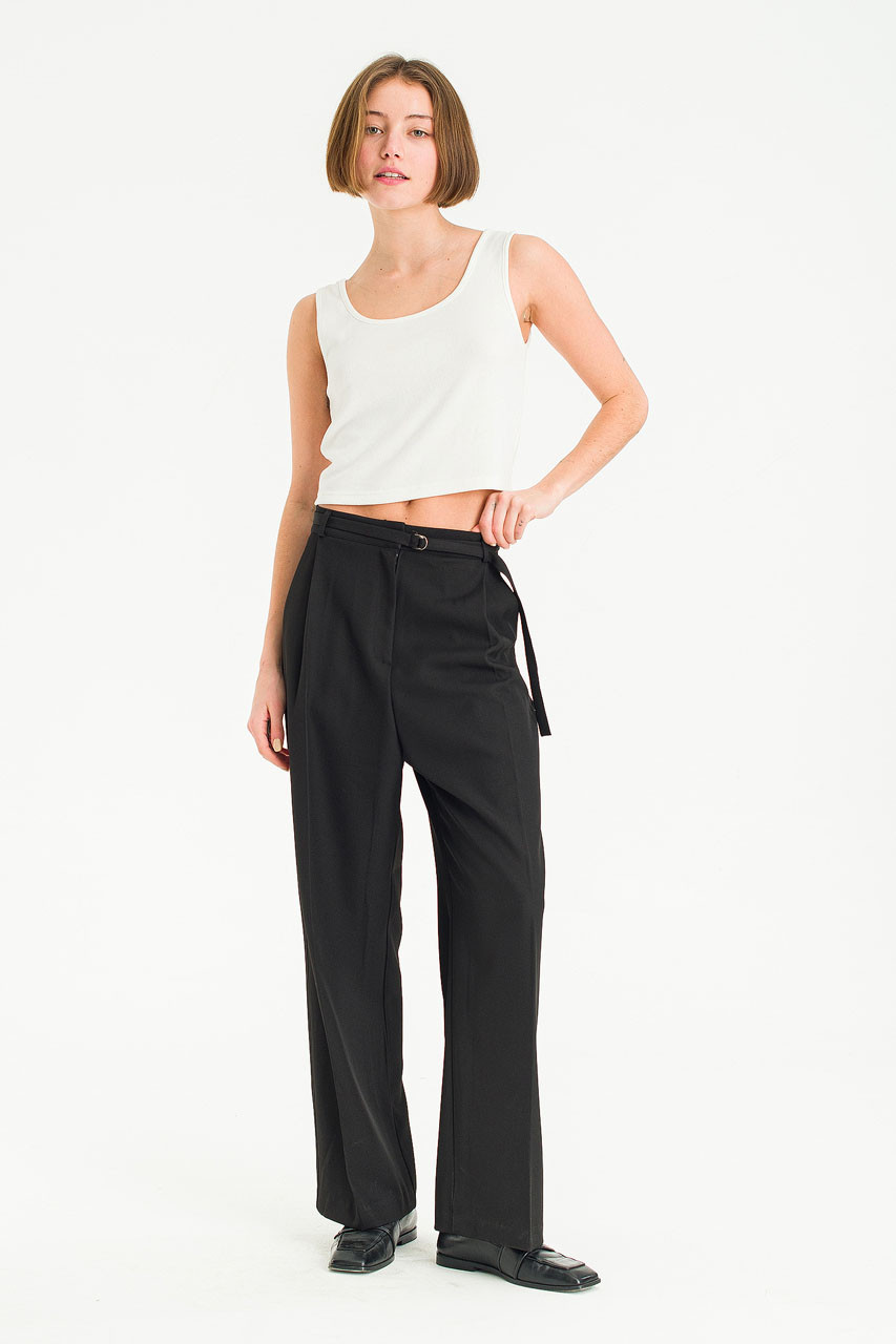 Mei Pintuck Trousers, Black