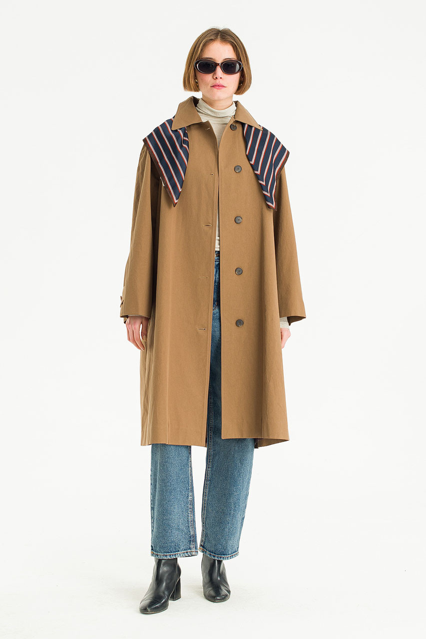 Hani Single Trench, Brown