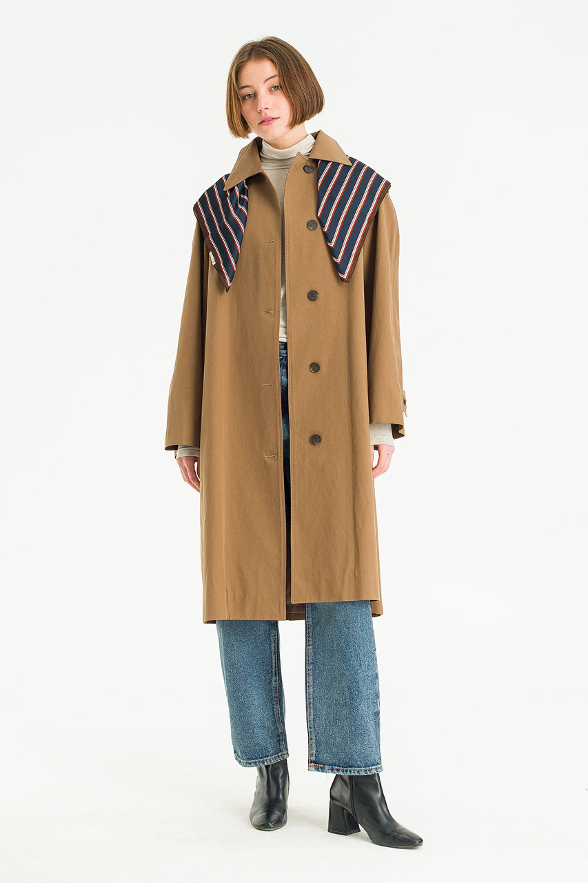Hani Single Trench, Brown