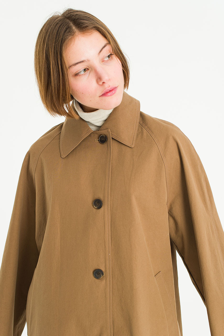 Hani Single Trench, Brown