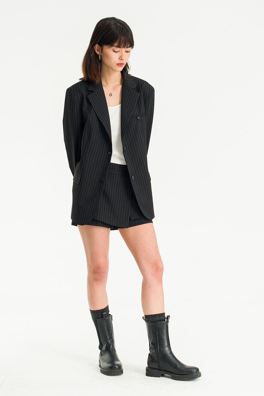 Giani Stripe Jacket, Black