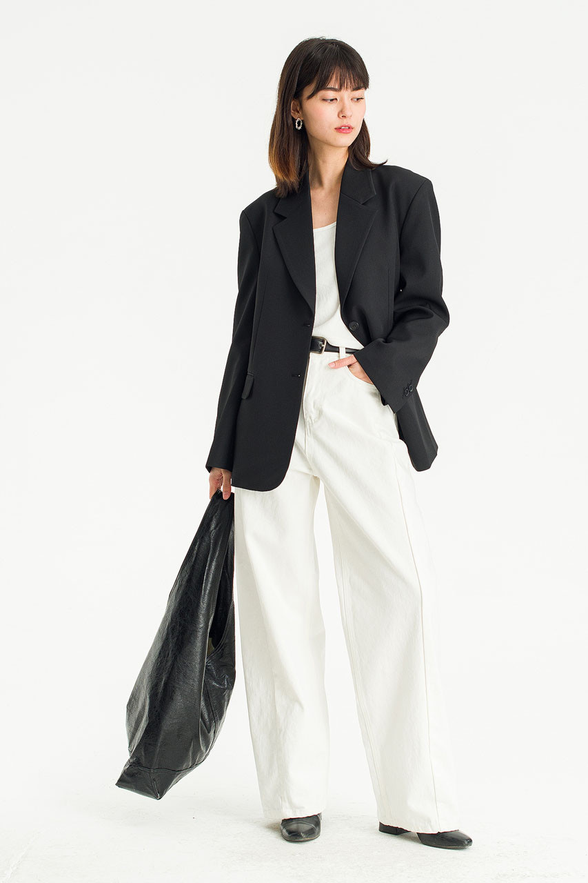 Maddie Tailored Blazer, Black