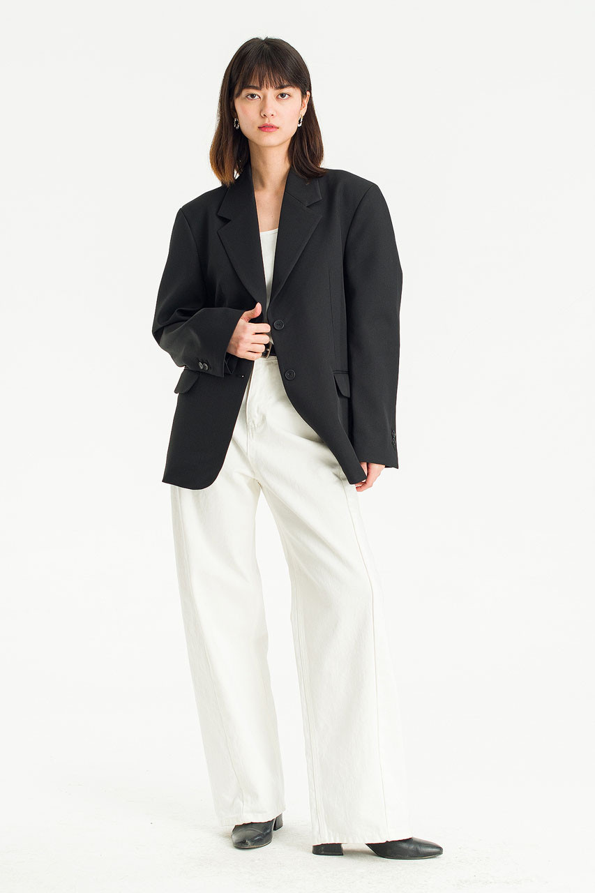 Maddie Tailored Blazer, Black