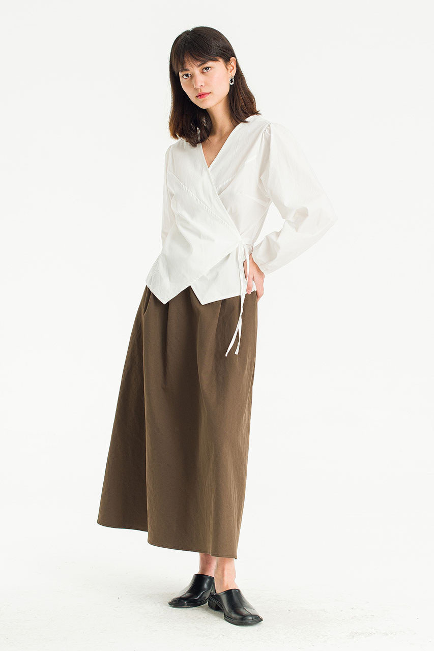 Margaux Flare Skirt, Brown