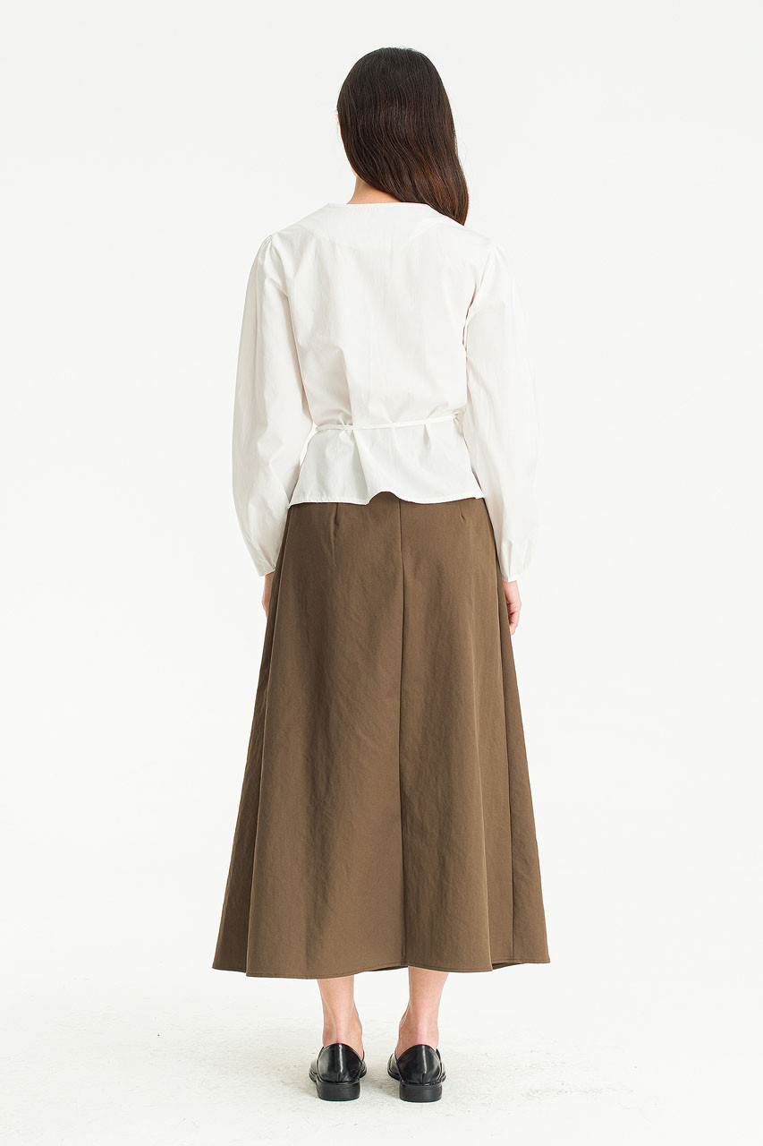 Margaux Flare Skirt, Brown