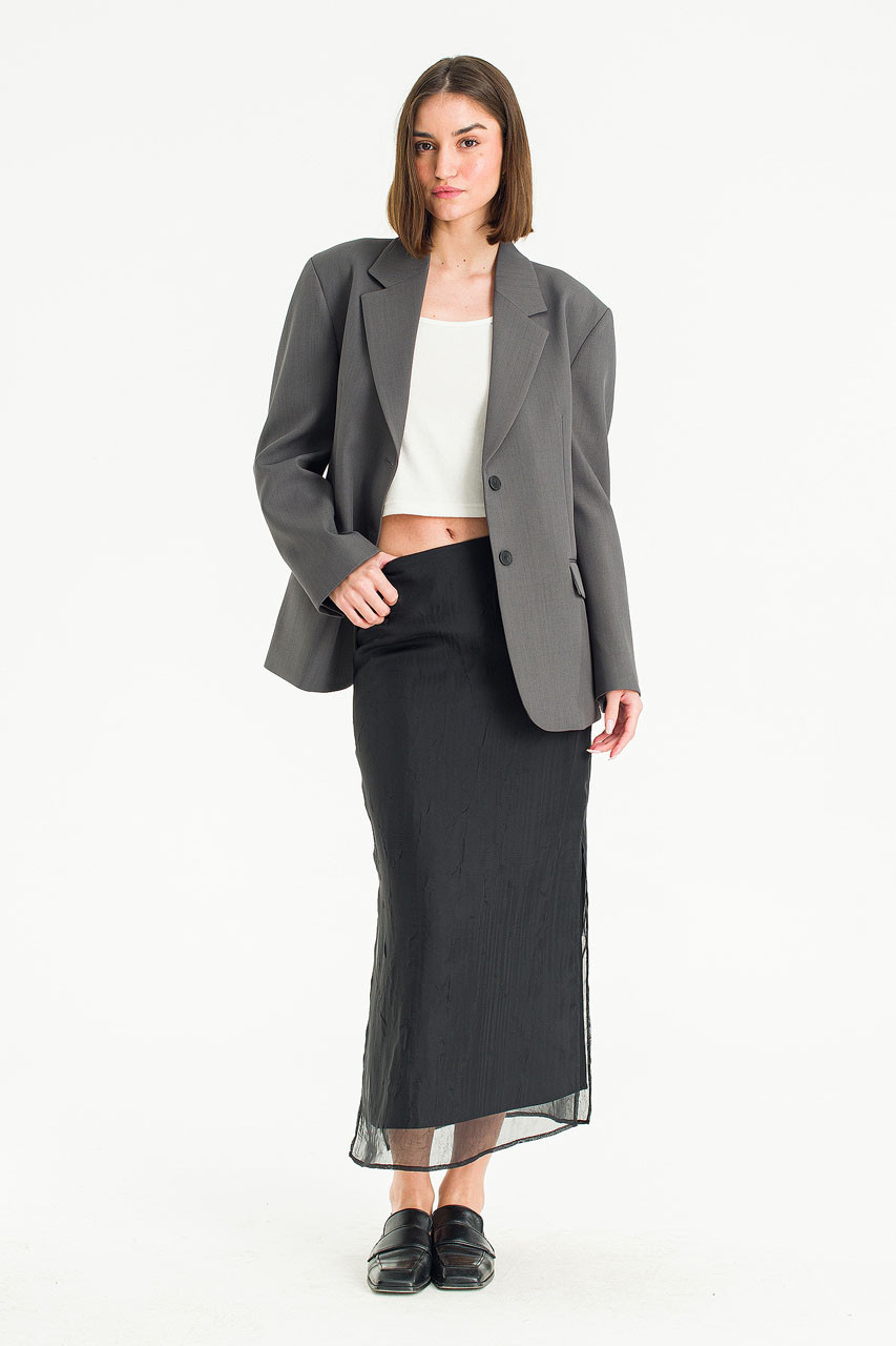 Maddie Tailored Blazer, Grey