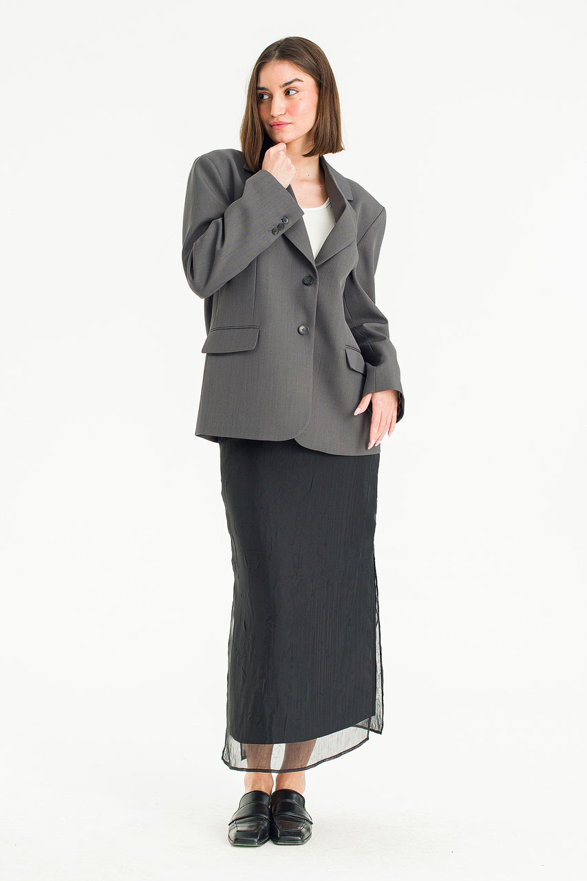 Maddie Tailored Blazer, Grey