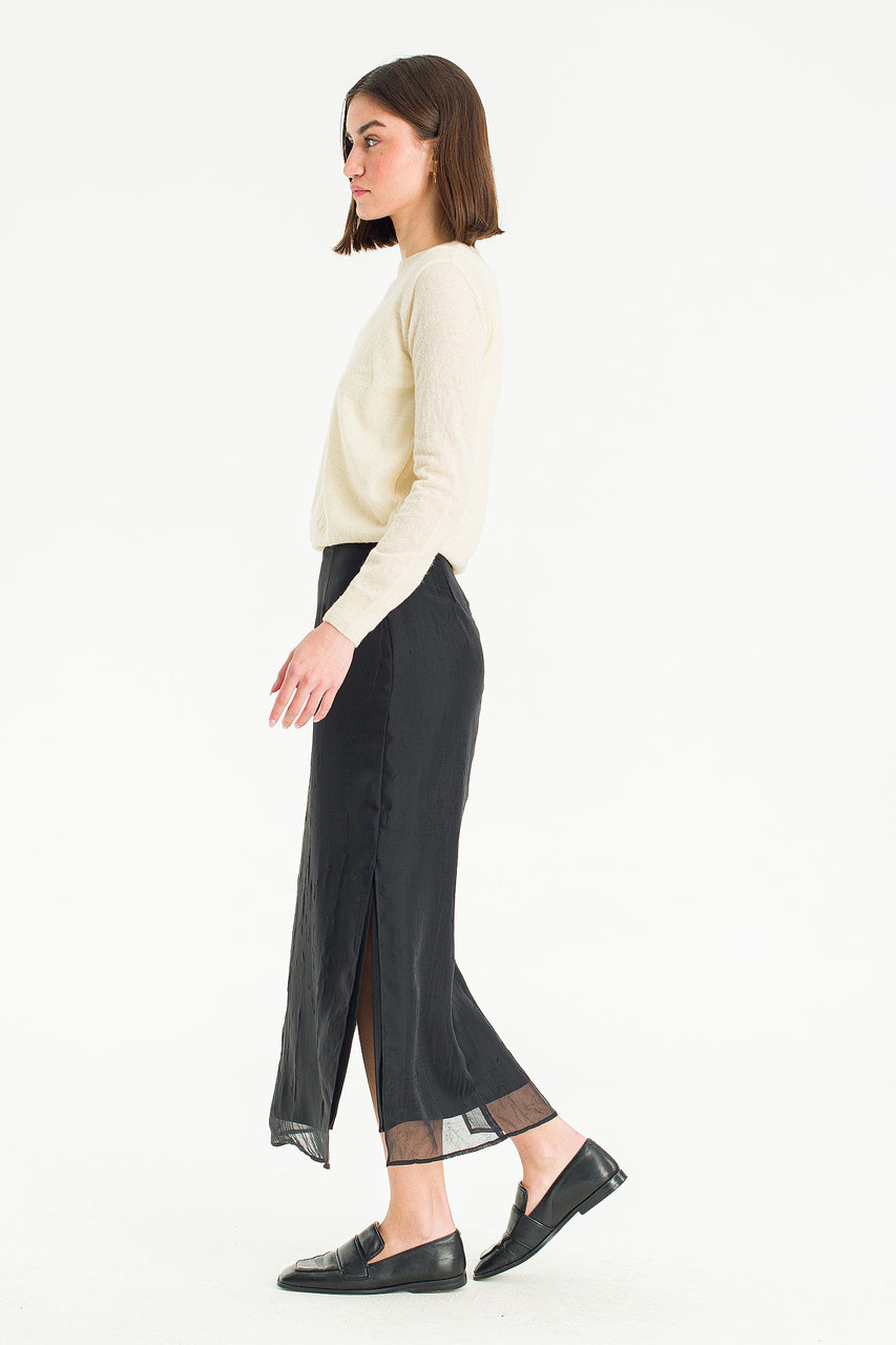 Elise Crew Neck Jumper, Cream