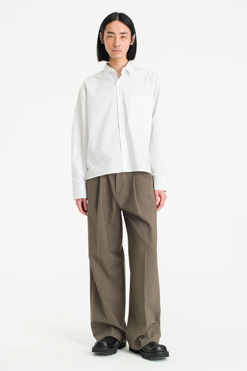Menswear | Cropped Shirt, White