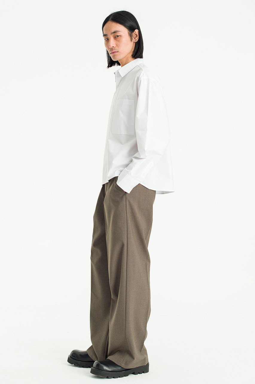 Menswear | Cropped Shirt, White