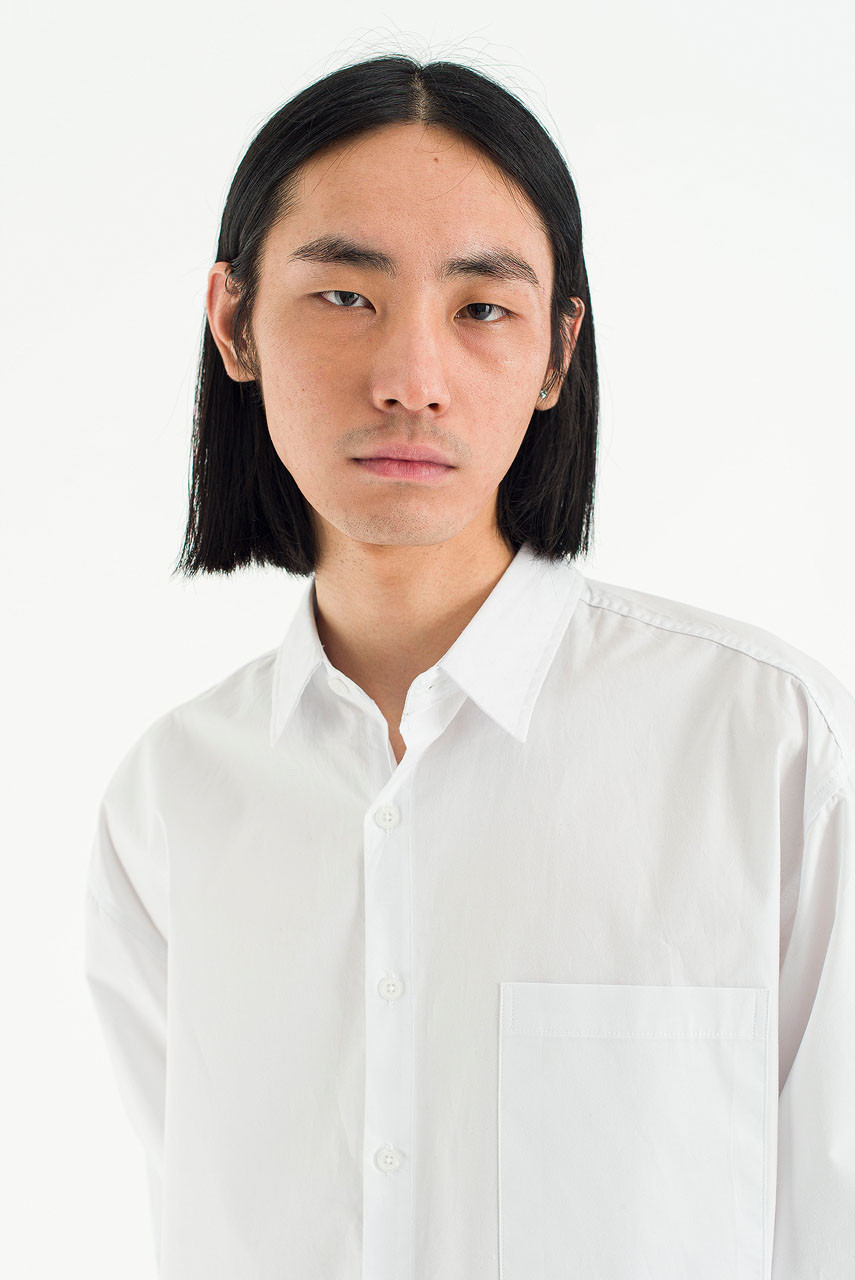 Menswear | Cropped Shirt, White