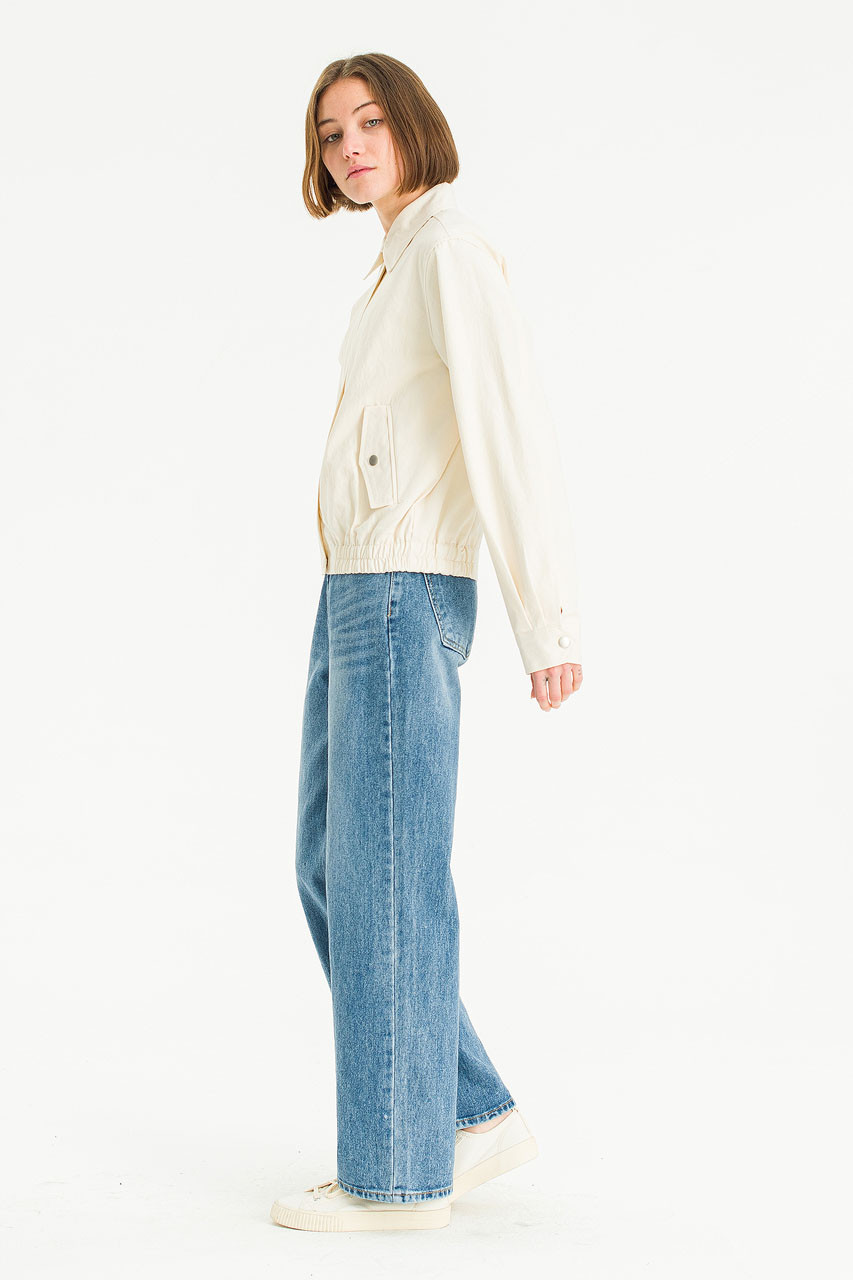 Edith Cotton Blouson, Cream