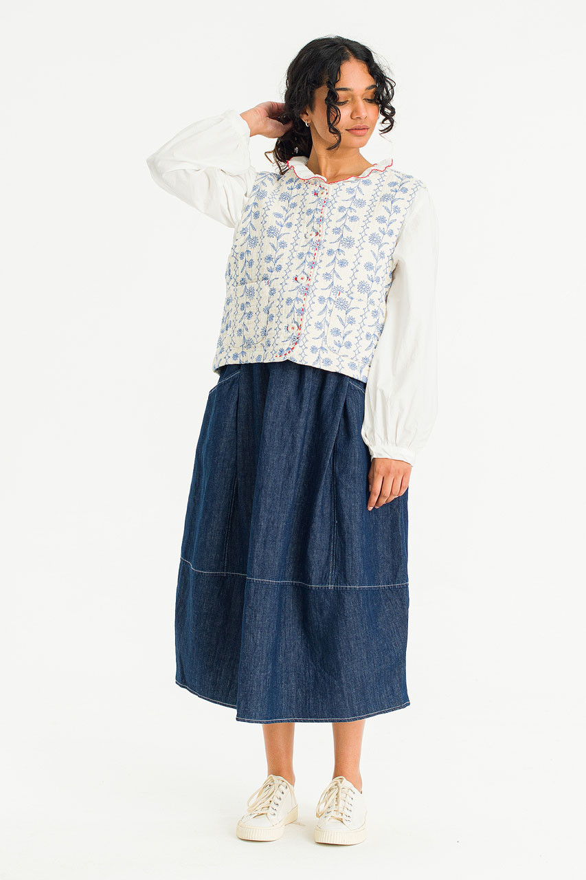 Blue Bell Vest, Blue