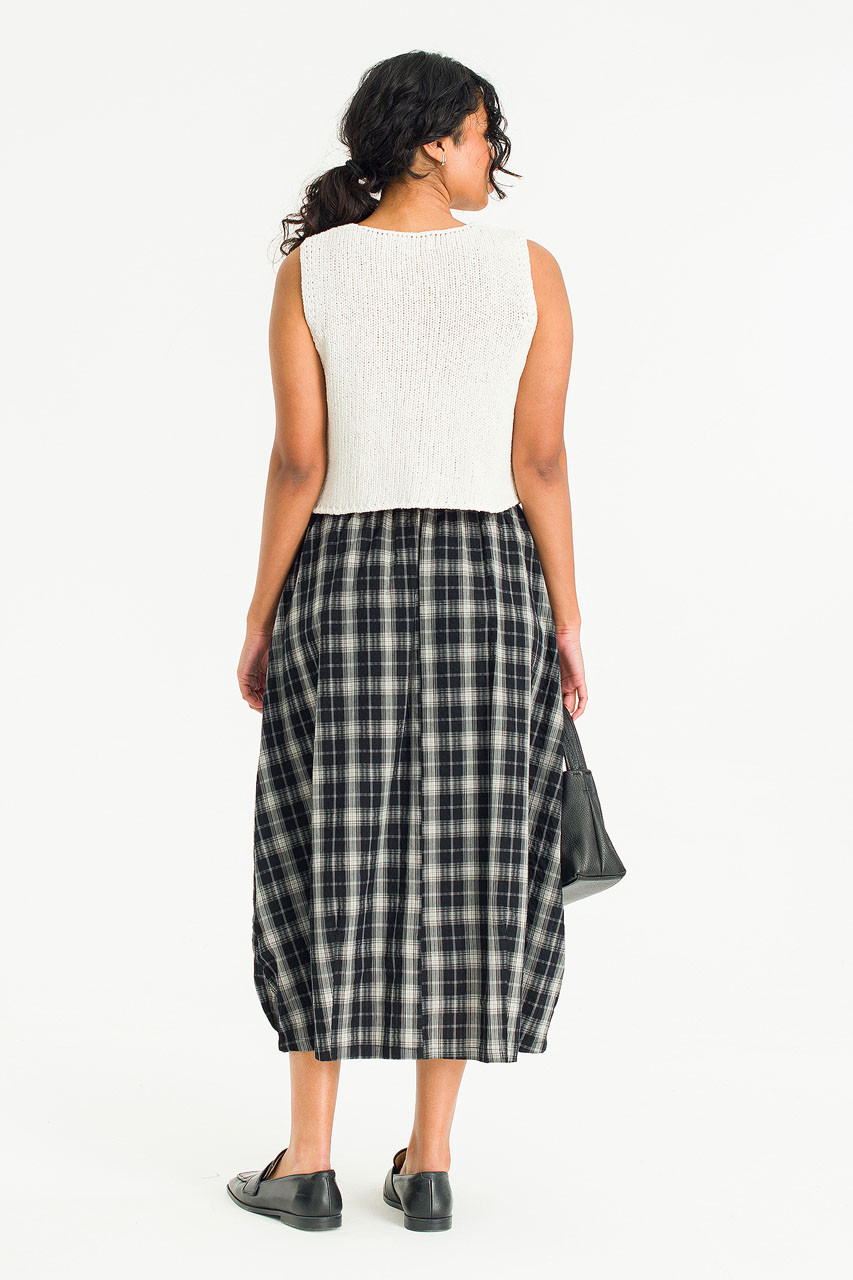 Boucle Open Vest, Ivory