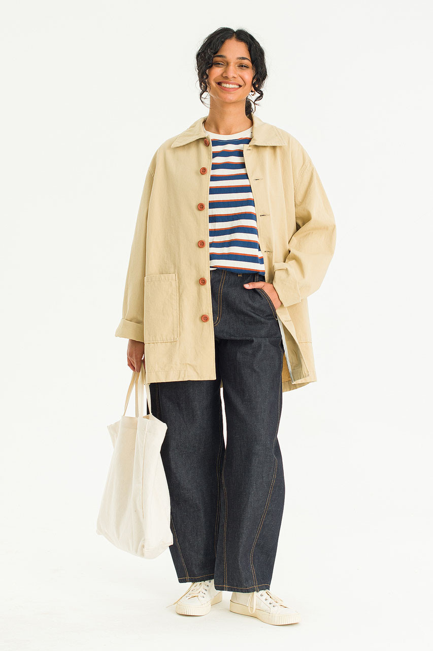 Roa Cotton Field Jacket, Beige