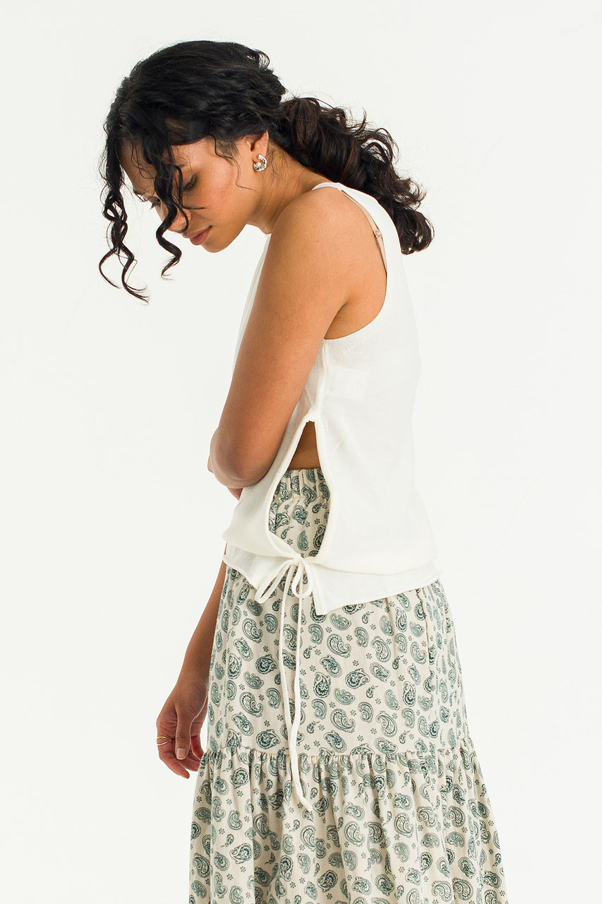 Jane Sleeve Knit Top, Ivory