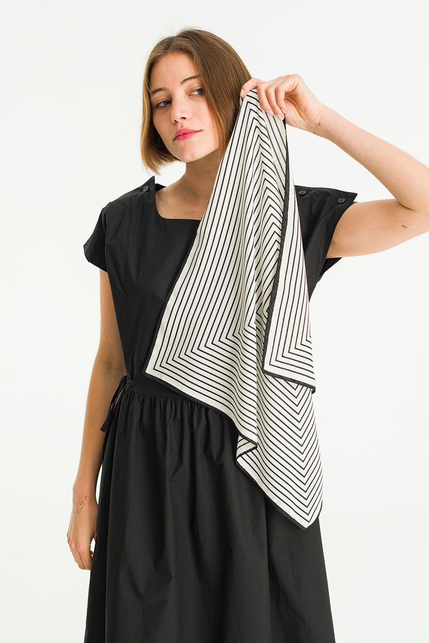 Coa Sqaure Scarf, Ivory