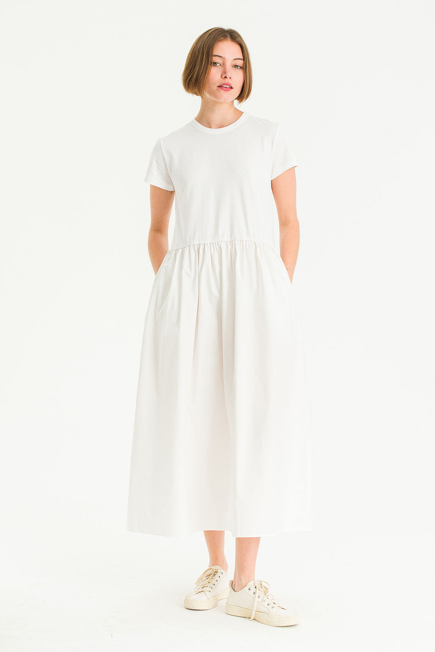 Kiko Cotton Dress, Ivory
