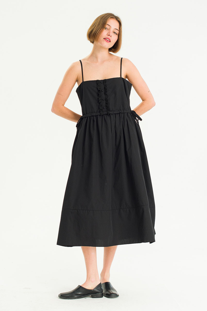 Flora Cami Dress, Black