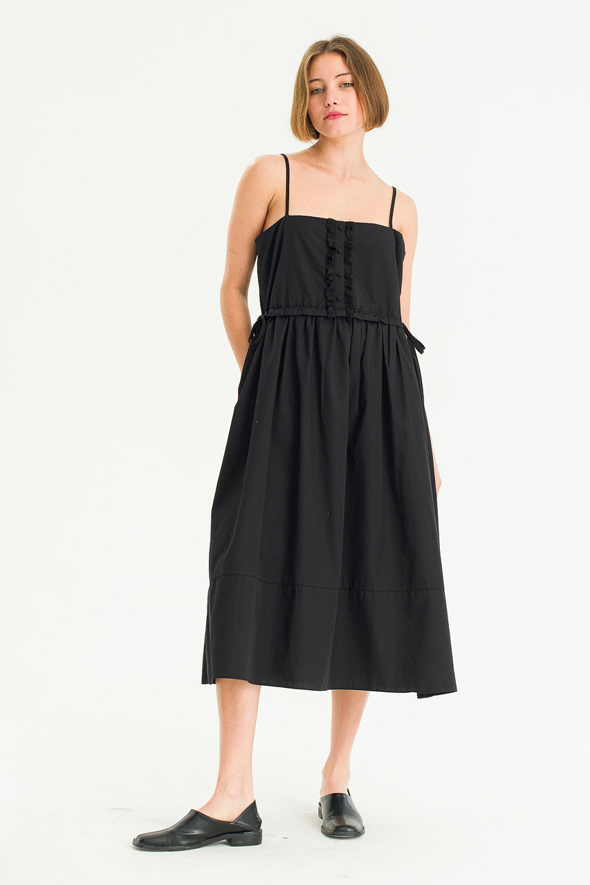 Flora Cami Dress, Black
