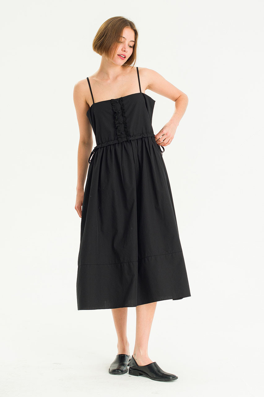 Flora Cami Dress, Black