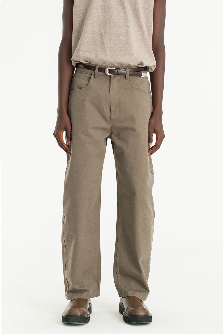 Menswear | Curved Workwear Pants, Mocha