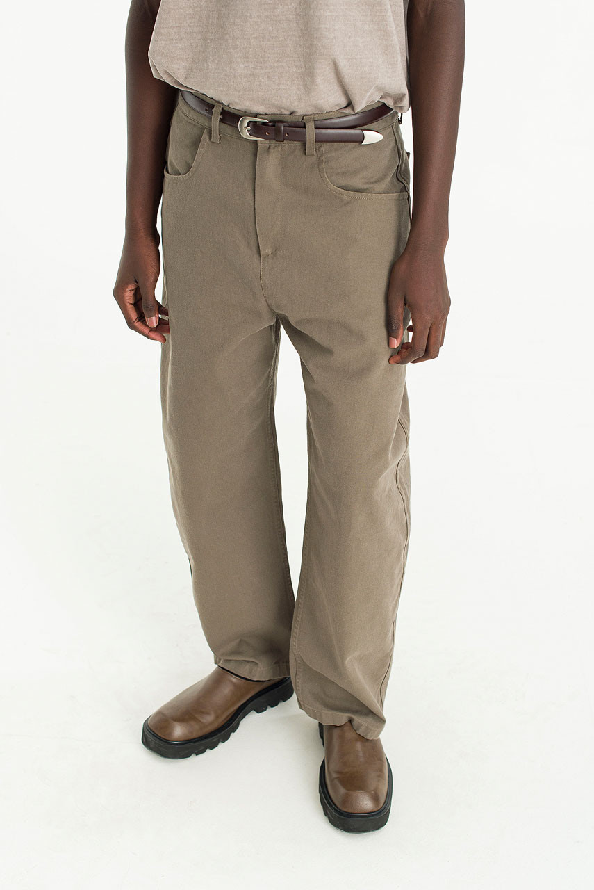Menswear | Curved Workwear Pants, Mocha