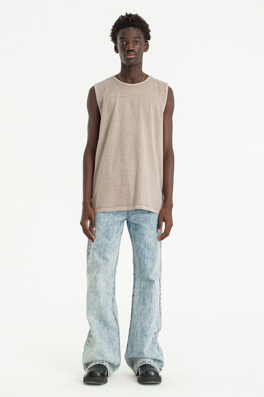Menswear | Pigment Tank Top, Beige
