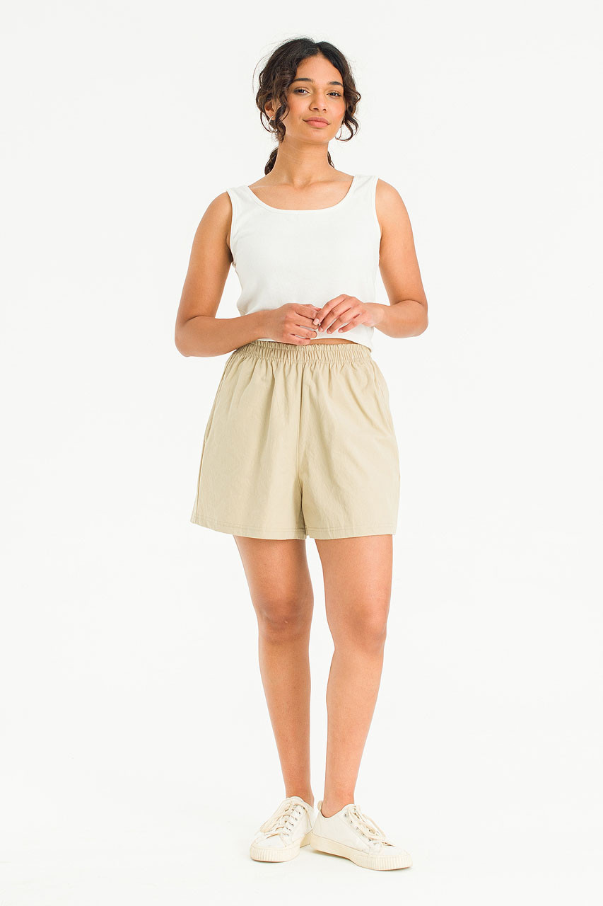 Anna Cotton Short, Beige