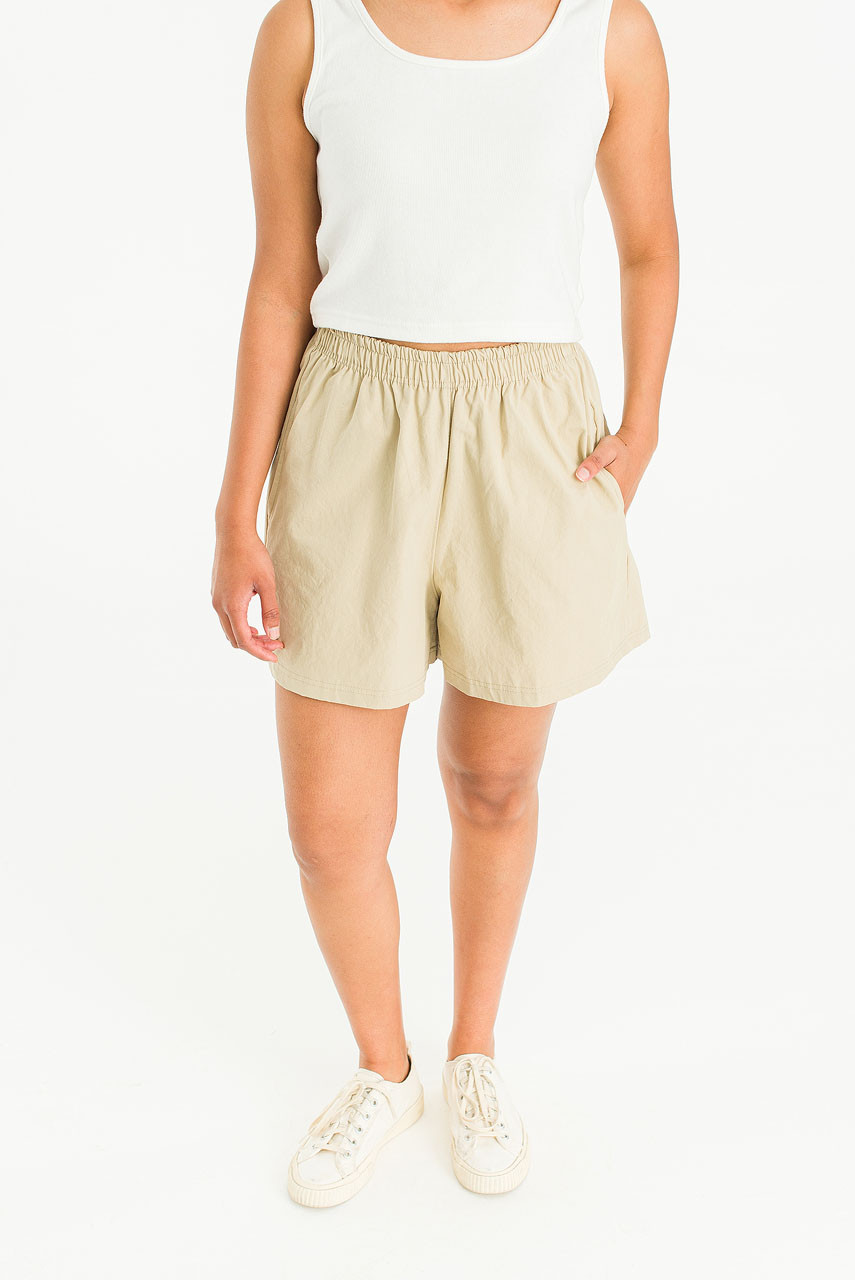 Anna Cotton Short, Beige