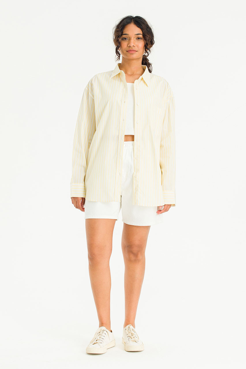 Koa Stripe Shirt, Lemon
