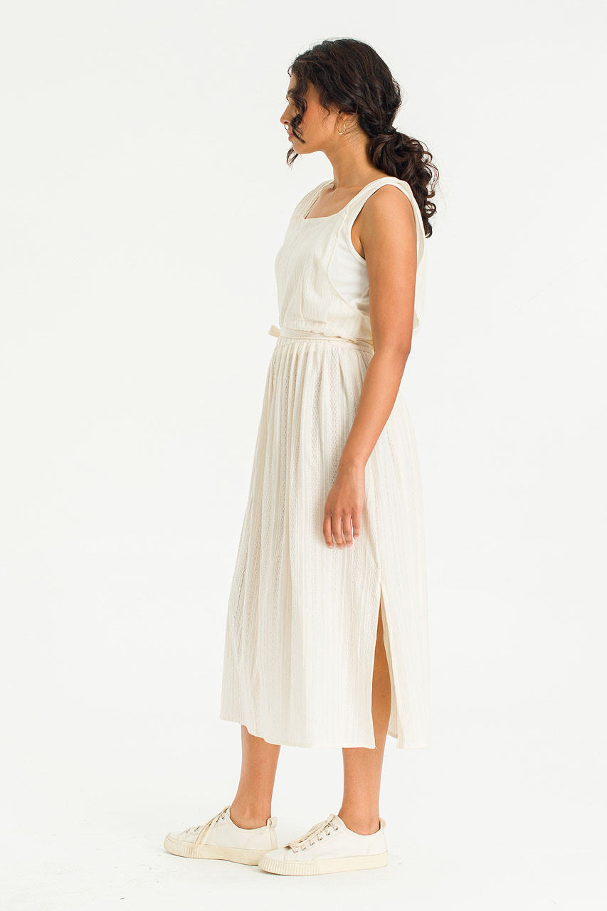 Julia Lace Apron Dress, Ivory