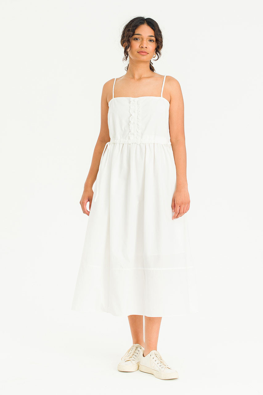 Flora Cami Dress, Ivory