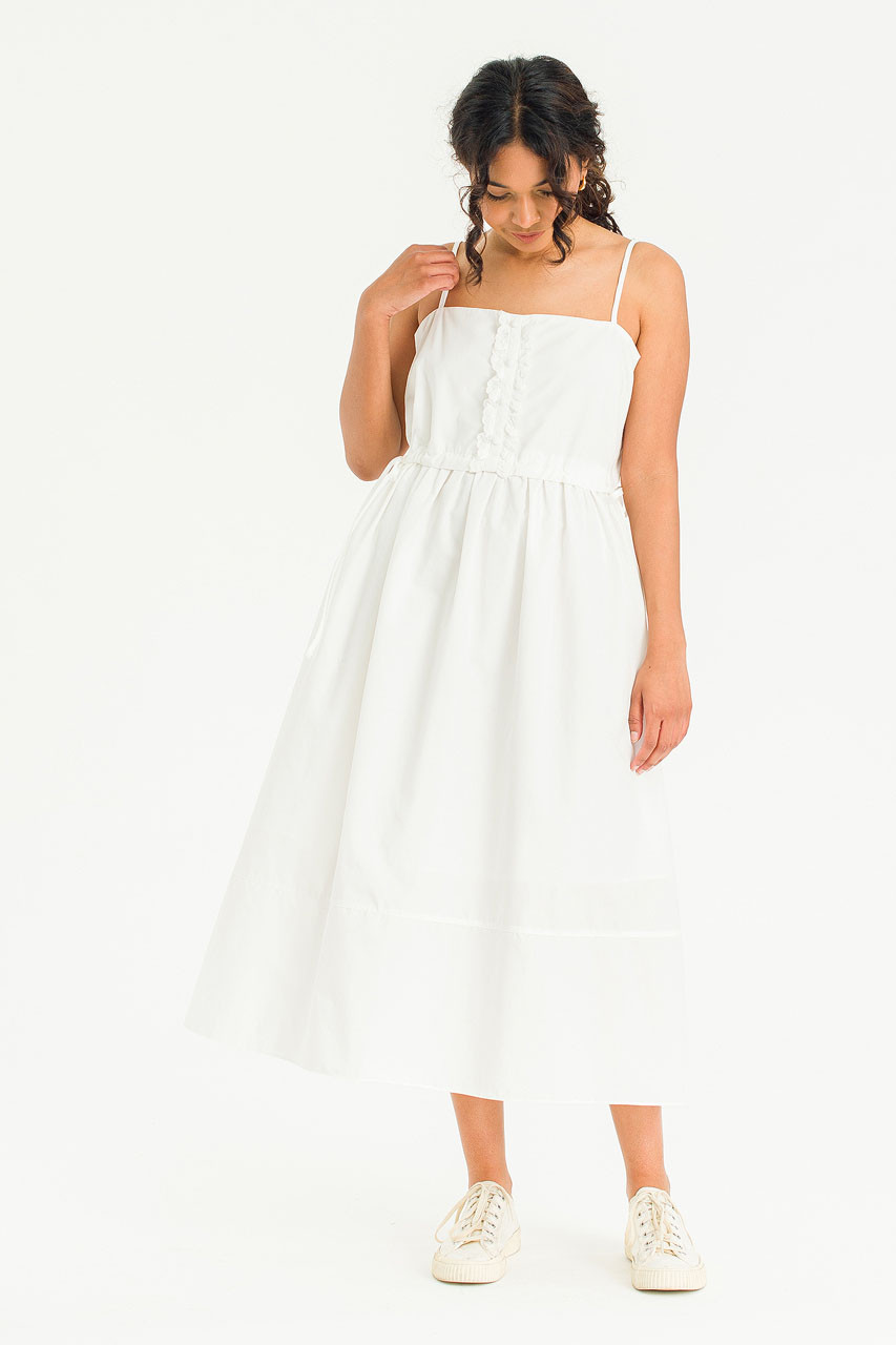 Flora Cami Dress, Ivory