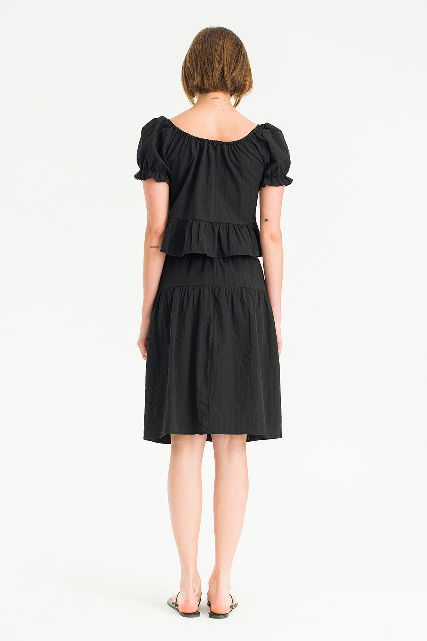 Tier Lace Skirt, Black