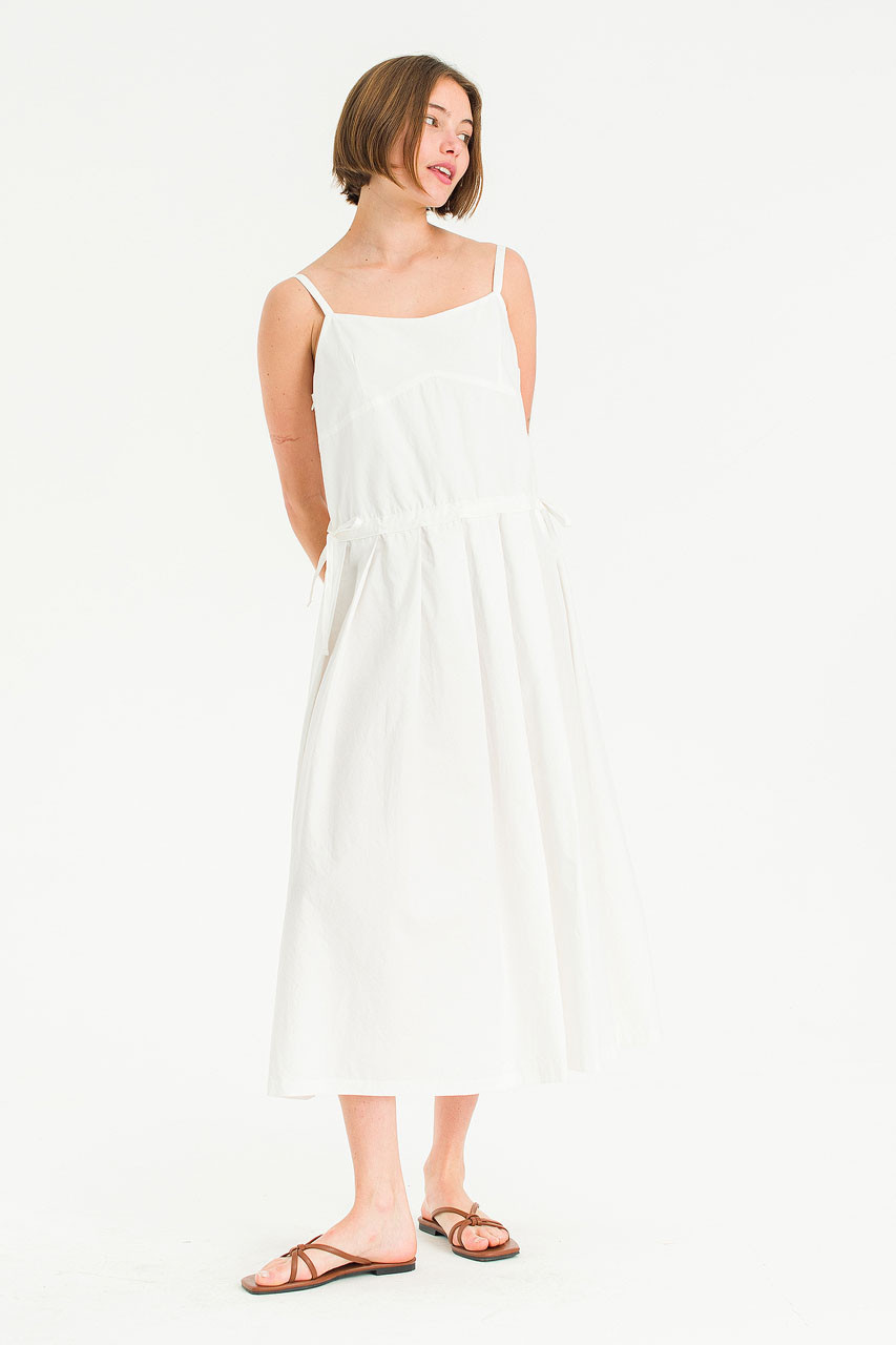 Atelier Tie Dress, Ivory