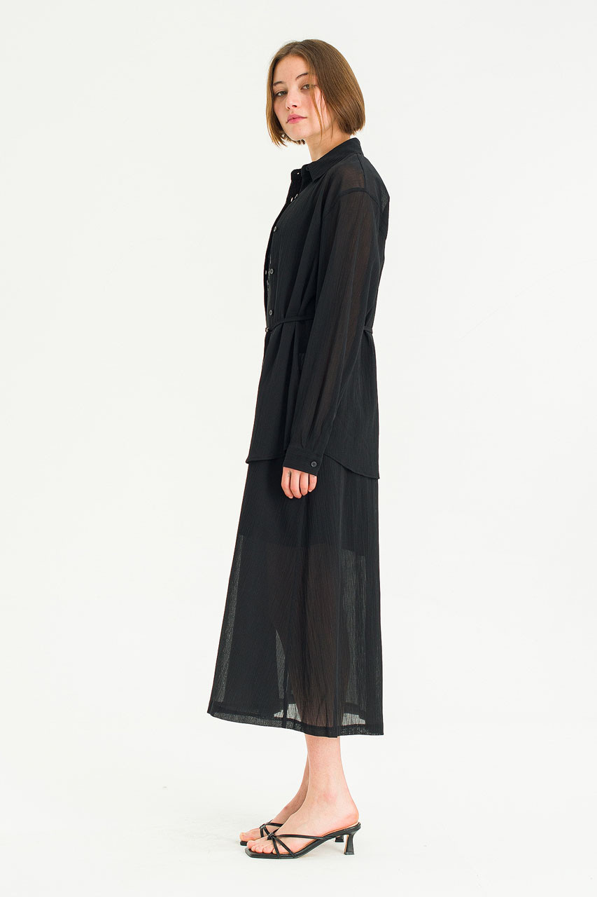 Drift Robe Shirt, Black