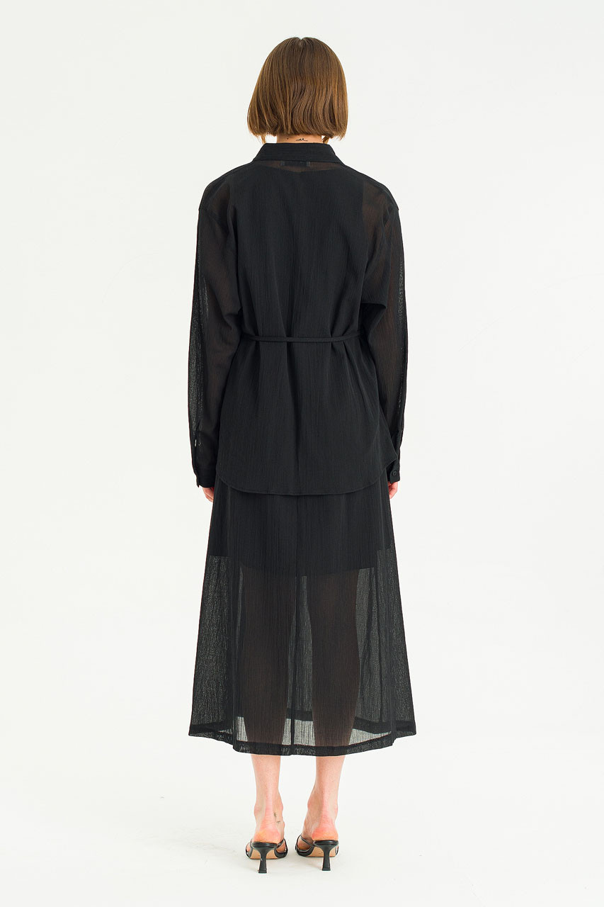 Drift Robe Shirt, Black