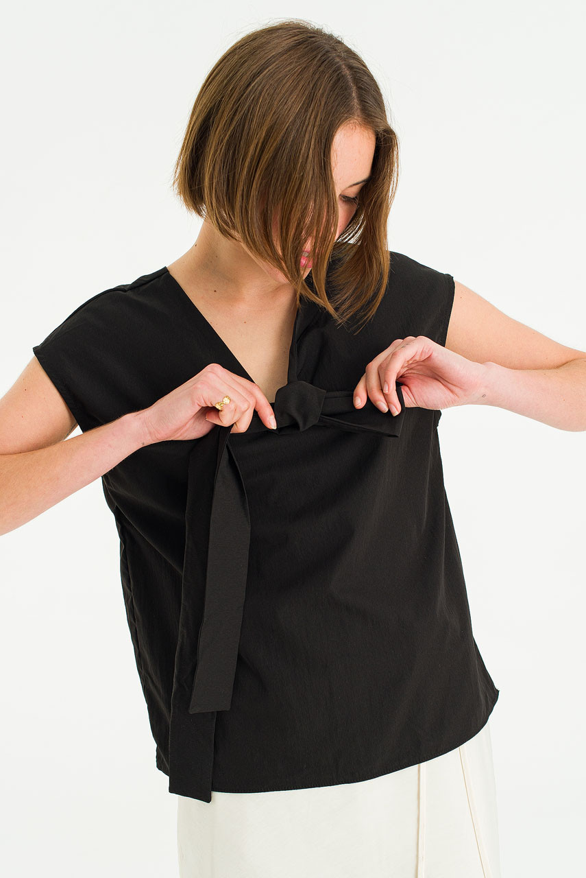 Mille Bow Top, Black