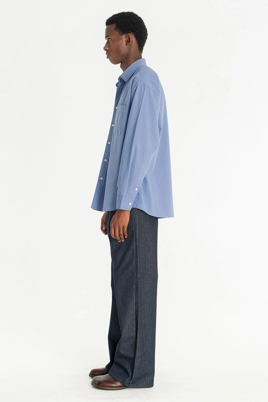 Menswear | Washed Cotton Shirt, Sora