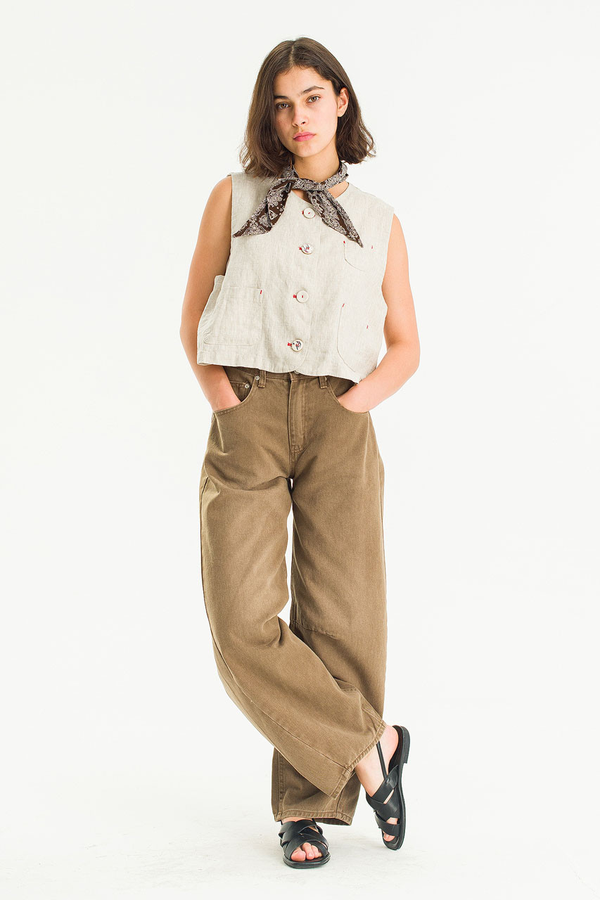 Dust Fade Cationic Jean, Brown