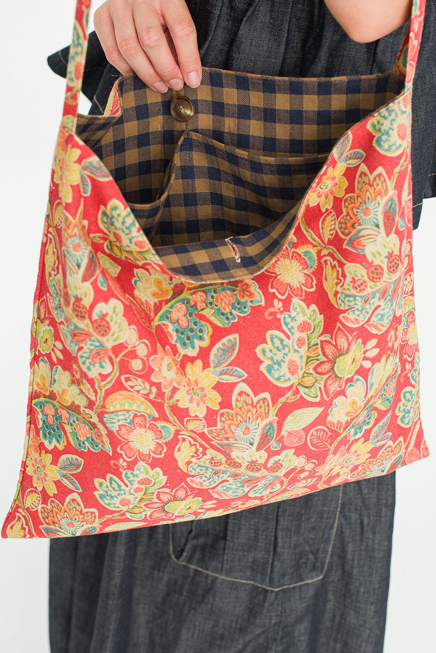 Jardin Shoulder Bag, Red