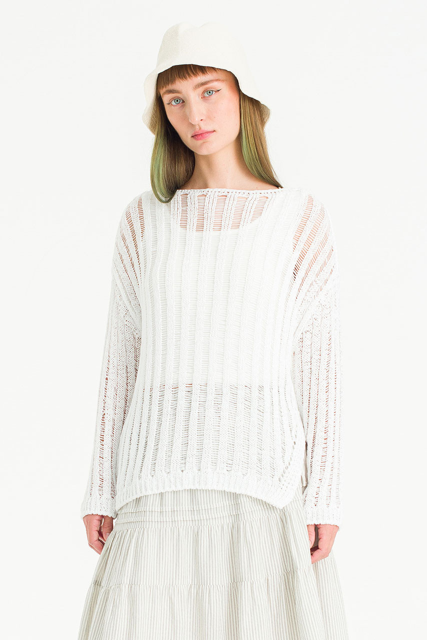 Fieldlight Knit, Ivory