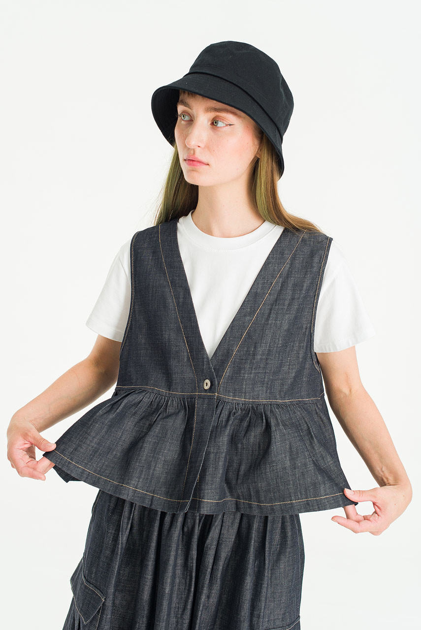 Shadow Mini Vest, Indigo